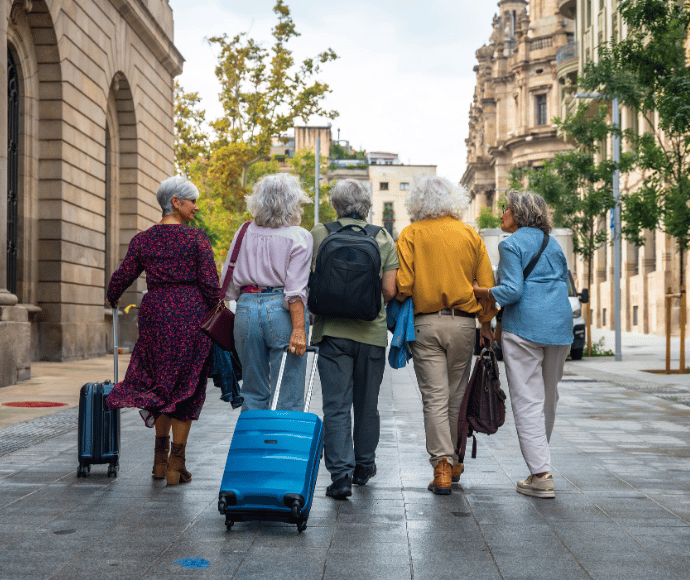 Older Adults on a trip
