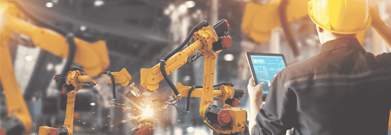 Person working in manufacturing setting